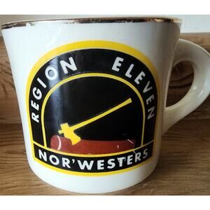 Vintage Boy Scouts of America Region Eleven Nor'Westers Mug Cup BSA